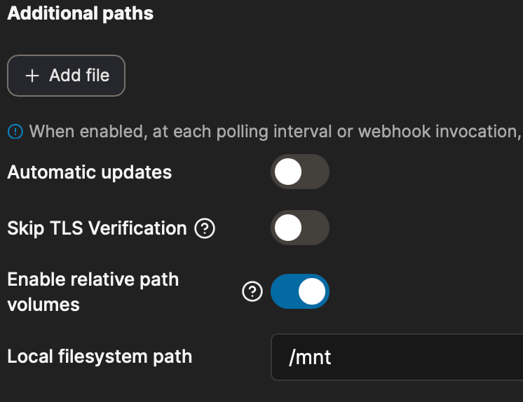 Relative Path Toggle